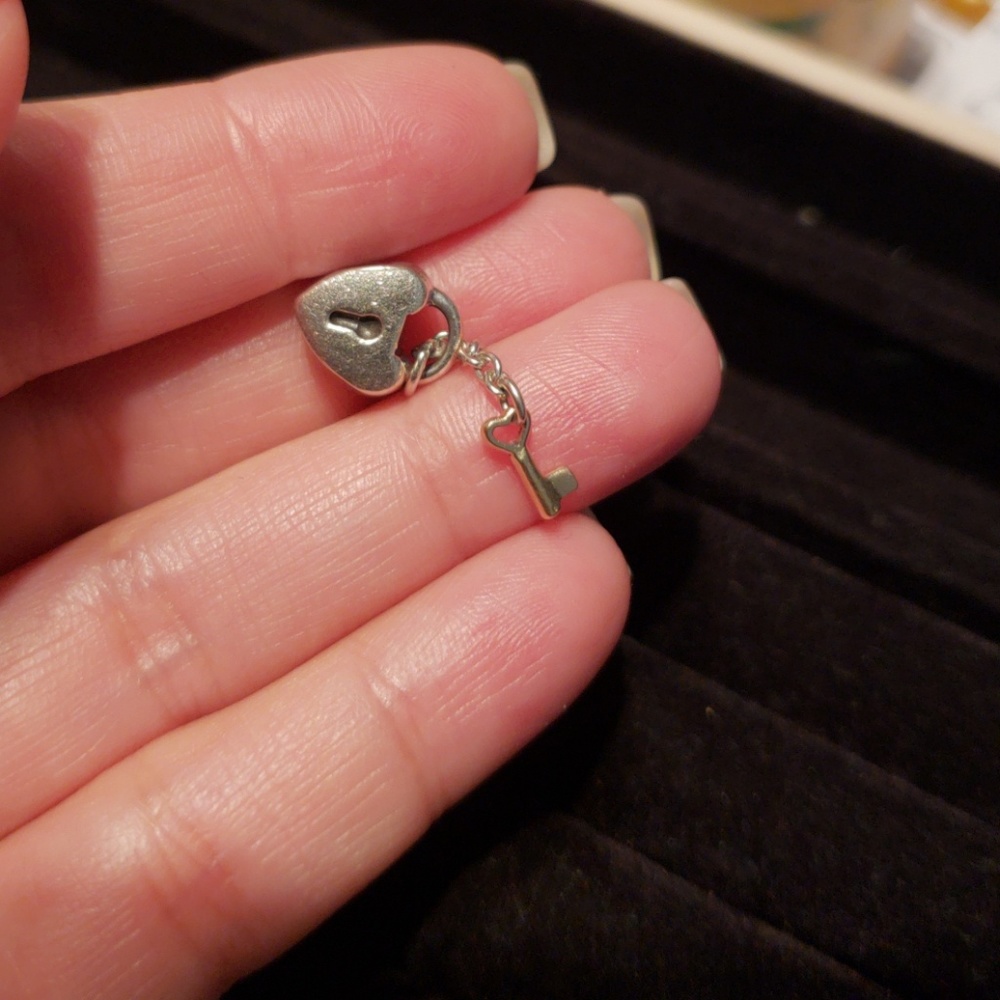 SOLD💕Pandora Key to my Heart with 14k Gold